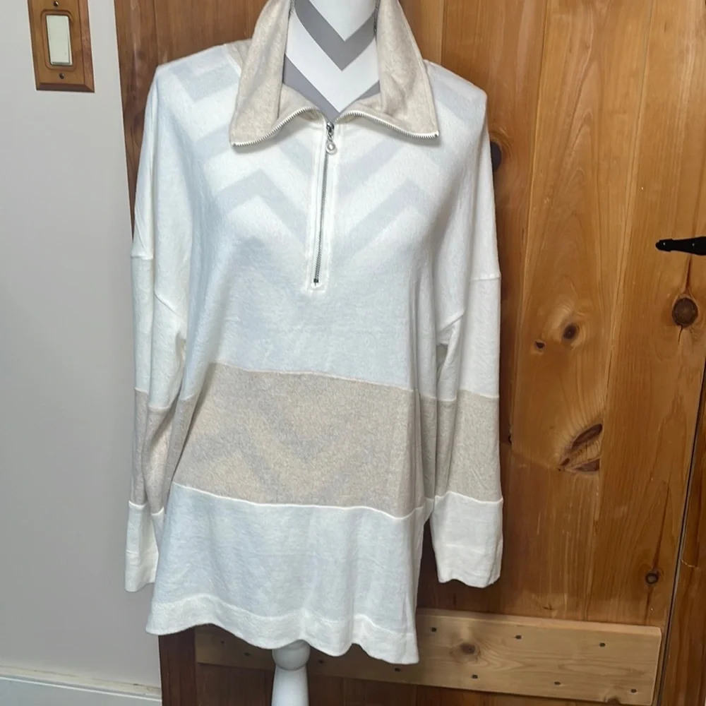NWT Peyton promise 3/4 zip sweater 1x - Picture 1 of 3